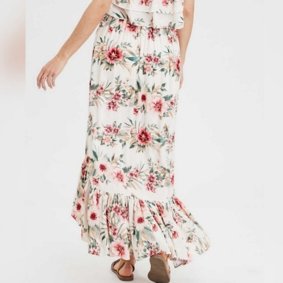 American Eagle High‎ Low Ruffle Tropical Floral Skirt - Picture 12 of 12